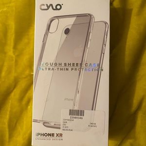 NWT iPhone XR clear case
